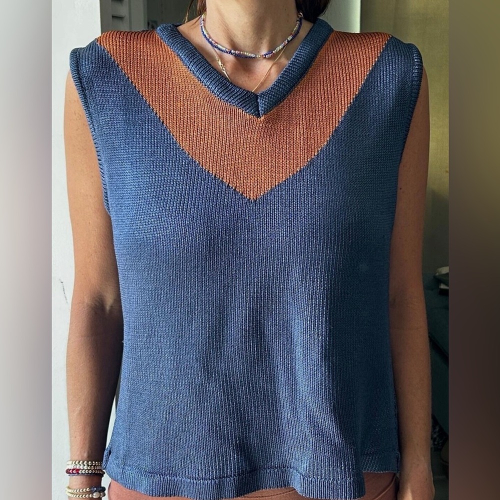 Fendi Linen Blend Knit Academia Sweater Size 4